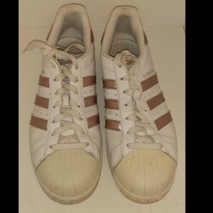 Adidas BA8169 Original Women's Superstar White Rose Gold Classic 8.5